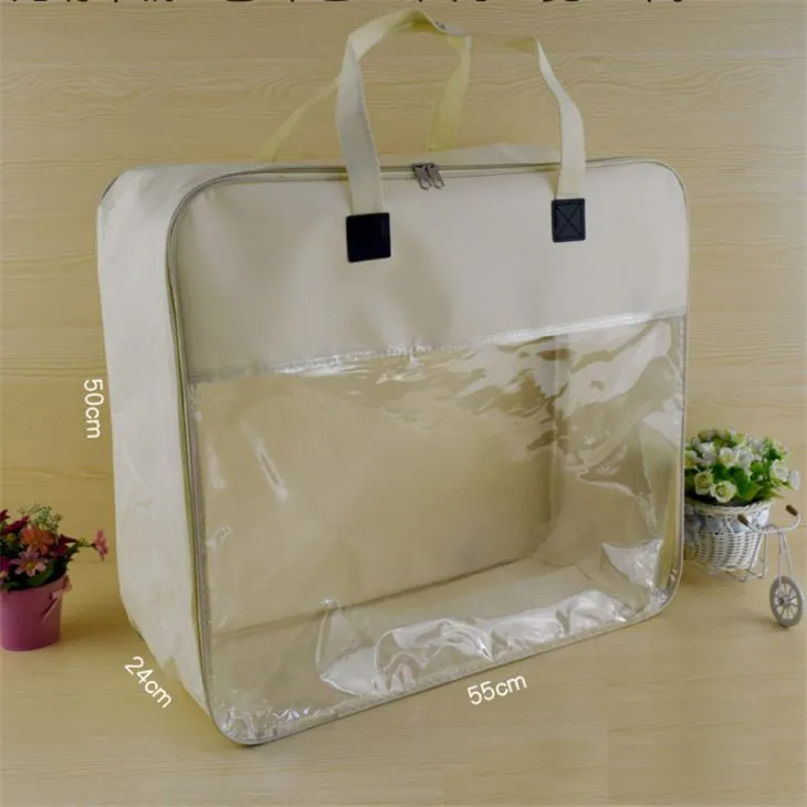 Δείπνο Διαφανές 15 Μεταξωτό PVC θερμικής συμπίεσης τσάντα Χρήση για οικιακή υφασμάτινη τσάντα ή τσάντα καλλωπισμού