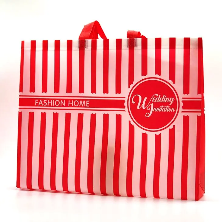 Σφραγισμένη τσάντα υπερήχων 80 γραμμαρίων Laminated Non Woven Shopping Bag